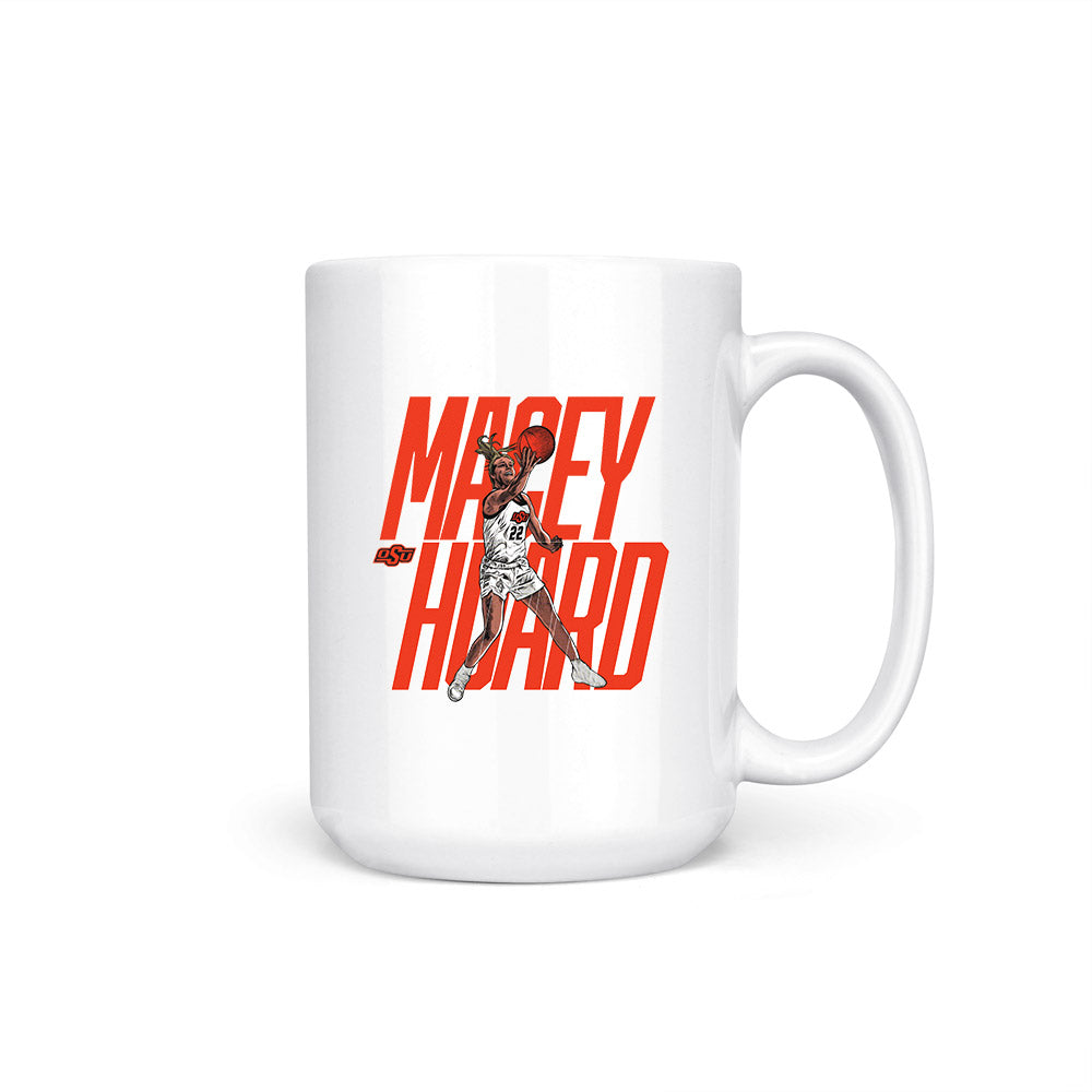 Oklahoma State - NCAA Women's Basketball : Macey Huard - Player Collage Coffee Mug-0