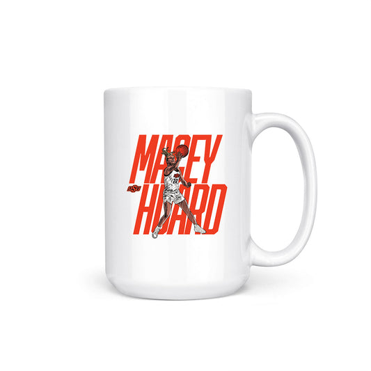 Oklahoma State - NCAA Women's Basketball : Macey Huard - Player Collage Coffee Mug-0