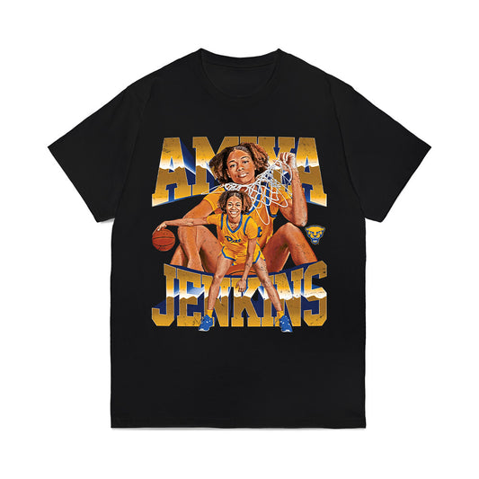 Pittsburgh - NCAA Women's Basketball : Amiya Jenkins - Comfort Colors T-Shirt-0
