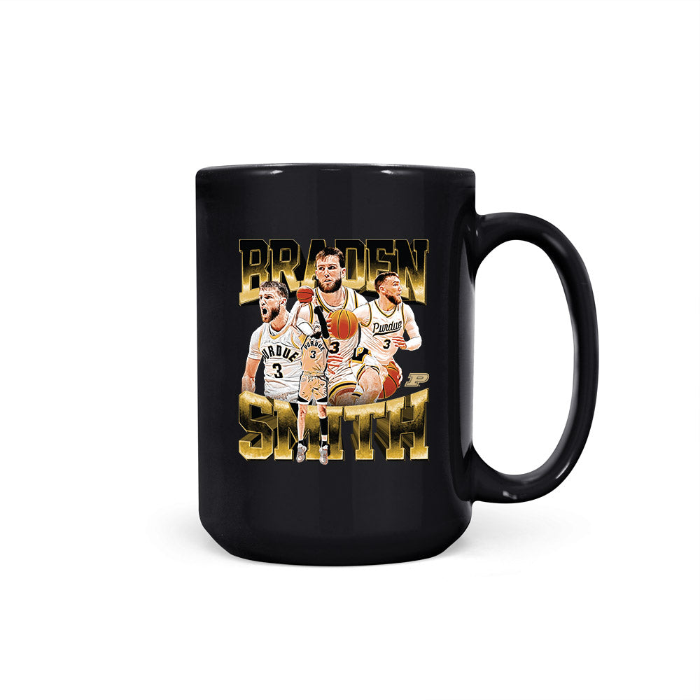Purdue - NCAA Men's Basketball : Braden Smith - Collage Coffee Mug-0