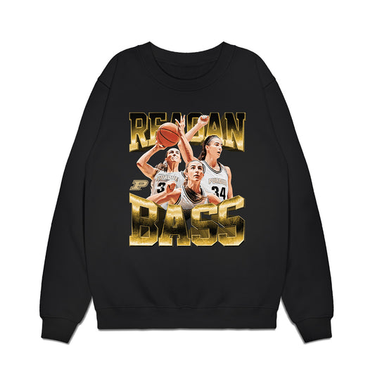 Purdue - NCAA Women's Basketball : - Player Collage Premium Crewneck Sweatshirt-0