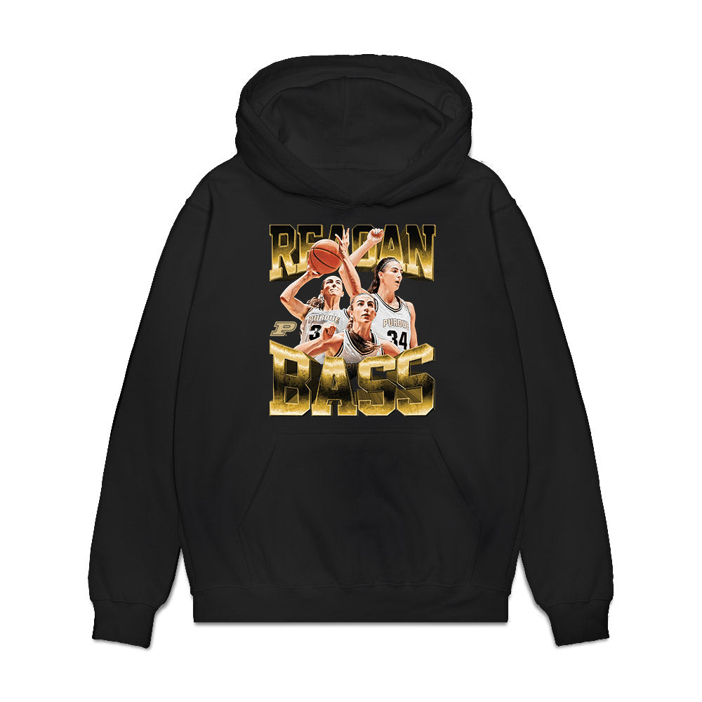 Purdue - NCAA Women's Basketball : - Player Collage Premium Hooded Sweatshirt-0