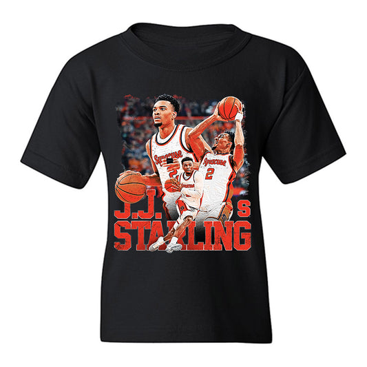 Syracuse - NCAA Men's Basketball : JJ Starling - Collage Youth T-Shirt-0