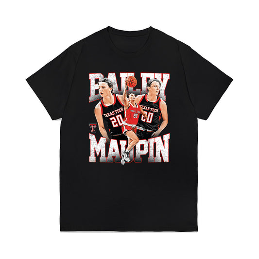 Texas Tech - NCAA Women's Basketball : Bailey Maupin - Collage Premium T-Shirt-0