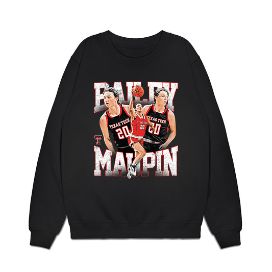 Texas Tech - NCAA Women's Basketball : Bailey Maupin - Collage Premium Crewneck Sweatshirt-0