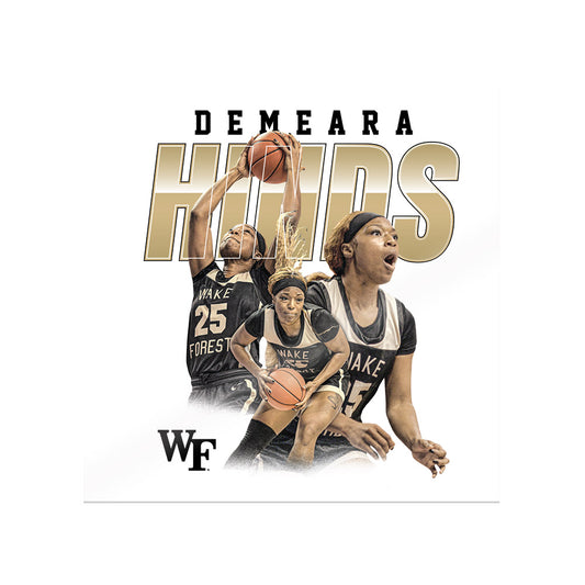 Wake Forest - NCAA Women's Basketball : Demeara Hinds - Collage Sticker-0