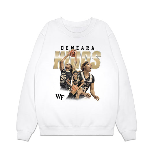 Wake Forest - NCAA Women's Basketball : Demeara Hinds - Collage Premium Crewneck Sweatshirt-0