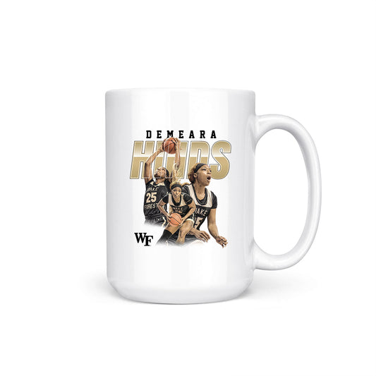 Wake Forest - NCAA Women's Basketball : Demeara Hinds - Collage Coffee Mug-0