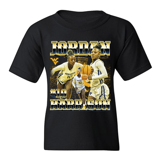 West Virginia - NCAA Women's Basketball : Jordan Harrison - Youth T-Shirt-0