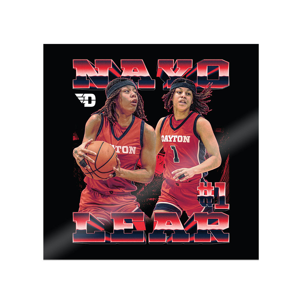 Dayton - NCAA Women's Basketball : Nayo Lear - Collage Sticker-0