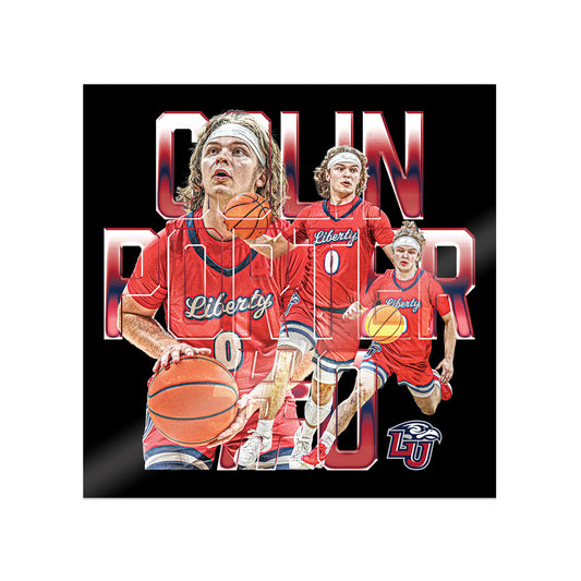 Liberty - NCAA Men's Basketball : Colin Porter - Collage Sticker-0