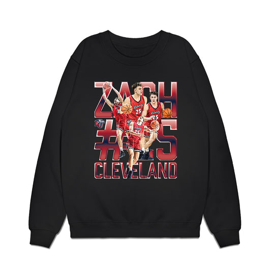 Liberty - NCAA Men's Basketball : Zach Cleveland - Collage Premium Crewneck Sweatshirt-0