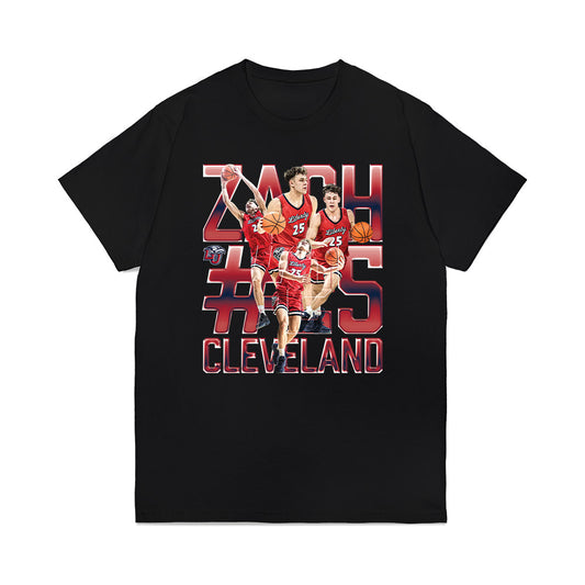 Liberty - NCAA Men's Basketball : Zach Cleveland - Collage Premium T-Shirt-0