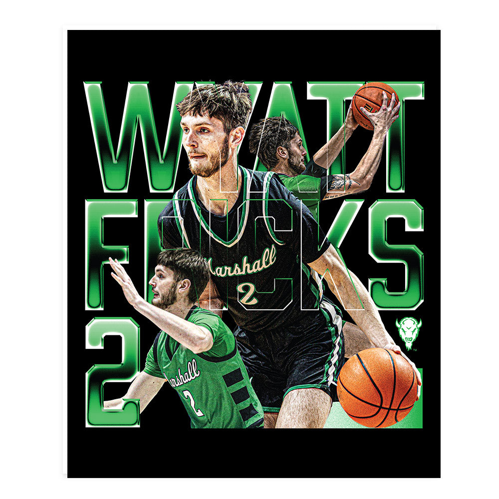 Marshall - NCAA Men's Basketball : Wyatt Fricks - Collage Poster 20x24-0