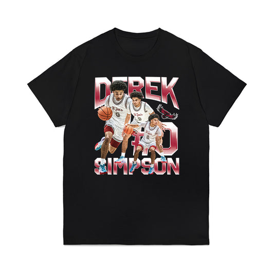 St. Joe's - NCAA Men's Basketball : Derek Simpson - Collage Premium T-Shirt-0