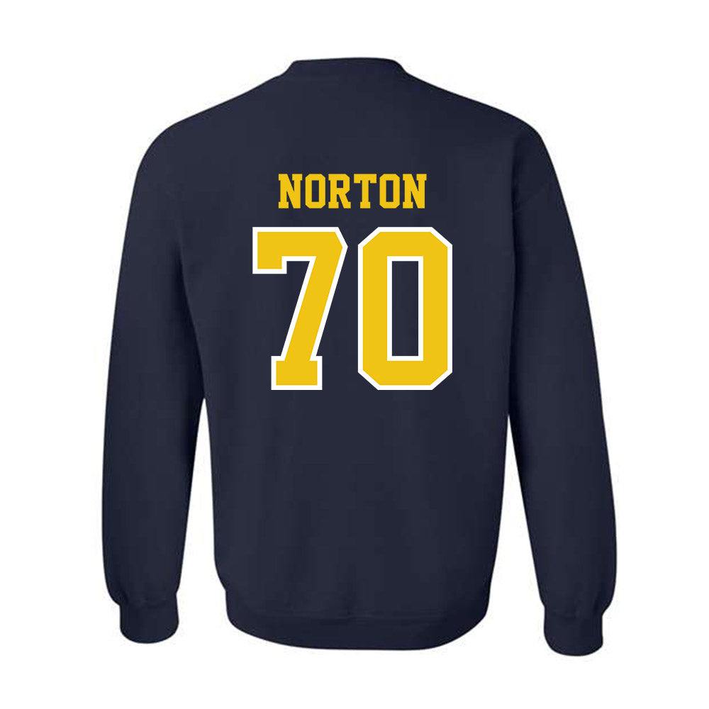 Michigan - NCAA Football : Brady Norton - Classic Shersey Crewneck Sweatshirt-1