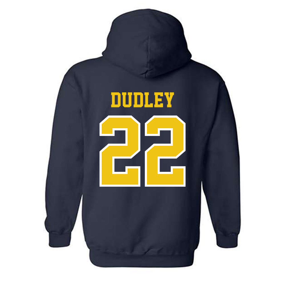 Michigan - NCAA Women's Basketball : Kendall Dudley - Classic Shersey Hooded Sweatshirt-1
