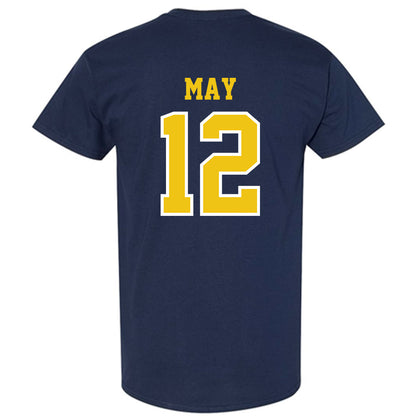 Michigan - NCAA Men's Basketball : Charlie May - Classic Shersey T-Shirt-1