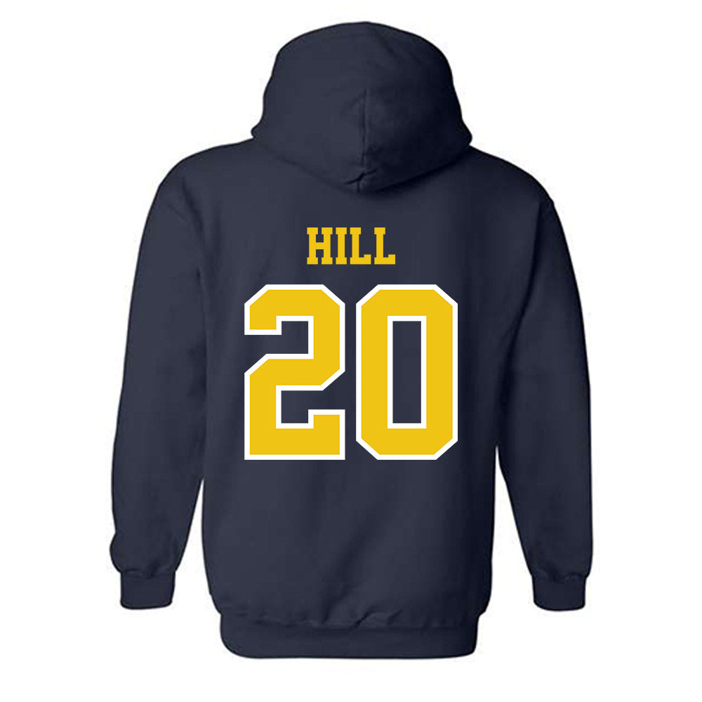Michigan - NCAA Football : Jyaire Hill - Classic Shersey Hooded Sweatshirt-1