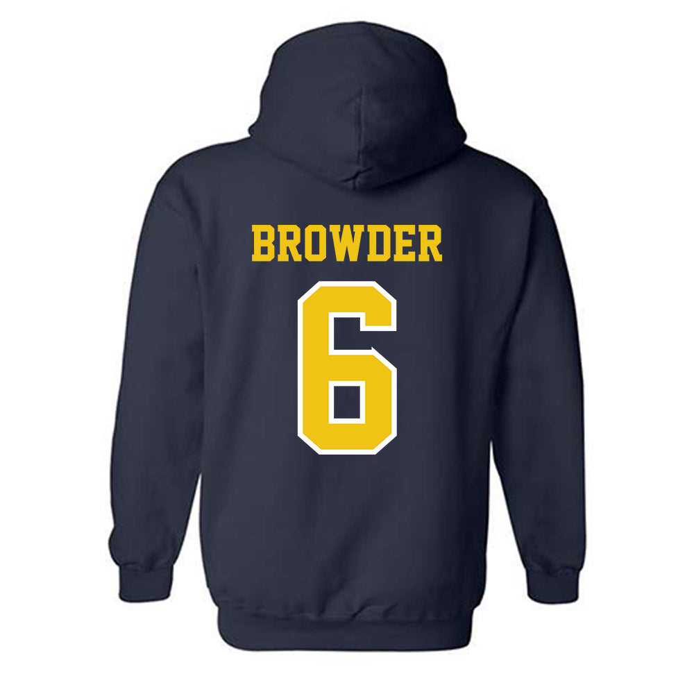 Michigan - NCAA Football : Jamar Browder - Classic Shersey Hooded Sweatshirt-1