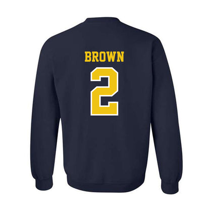 Michigan - NCAA Women's Basketball : Macy Brown - Classic Shersey Crewneck Sweatshirt-1