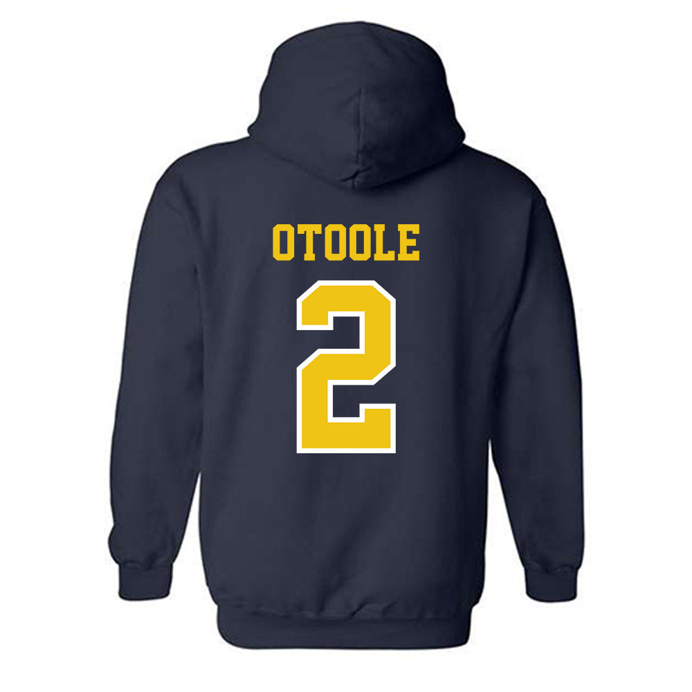 Michigan - NCAA Men's Soccer : Patrick OToole - Classic Shersey Hooded Sweatshirt-1