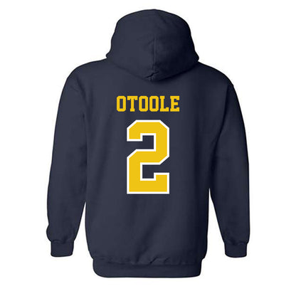 Michigan - NCAA Men's Soccer : Patrick OToole - Classic Shersey Hooded Sweatshirt-1