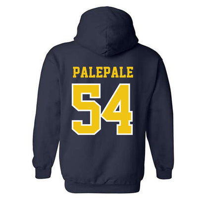 Michigan - NCAA Football : Deyvid Palepale - Classic Shersey Hooded Sweatshirt-1