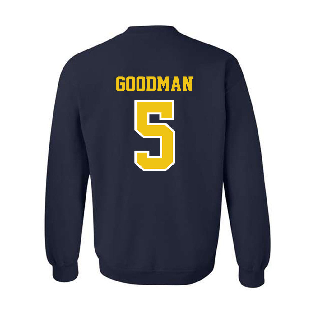 Michigan - NCAA Men's Basketball : Oscar Goodman - Classic Shersey Crewneck Sweatshirt-1