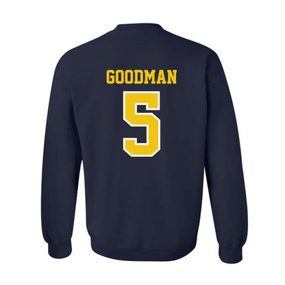 Michigan - NCAA Men's Basketball : Oscar Goodman - Classic Shersey Crewneck Sweatshirt-1