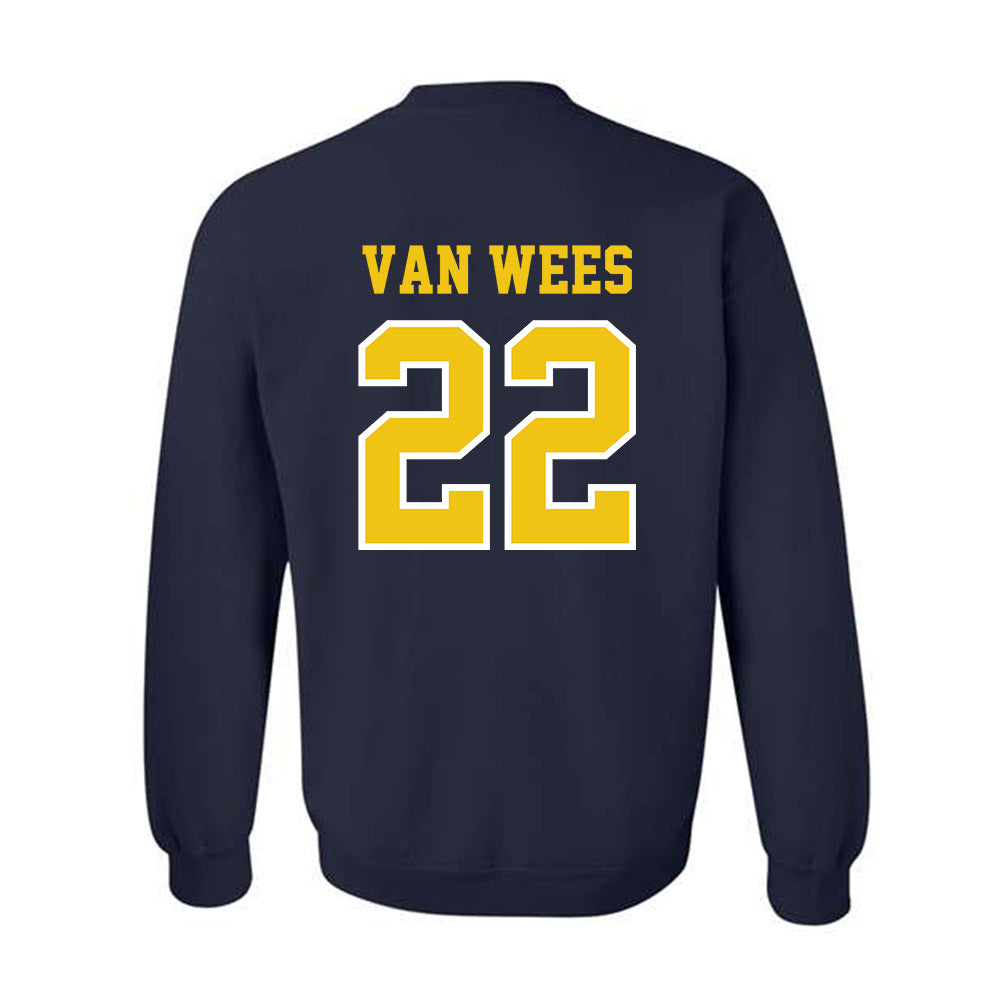 Michigan - NCAA Women's Lacrosse : Truus van Wees - Classic Shersey Crewneck Sweatshirt-1