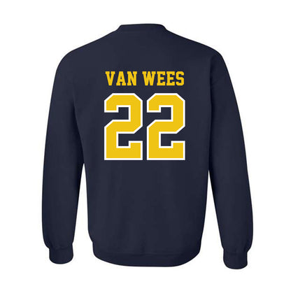 Michigan - NCAA Women's Lacrosse : Truus van Wees - Classic Shersey Crewneck Sweatshirt-1