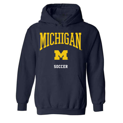 Michigan - NCAA Men's Soccer : Patrick OToole - Classic Shersey Hooded Sweatshirt-0