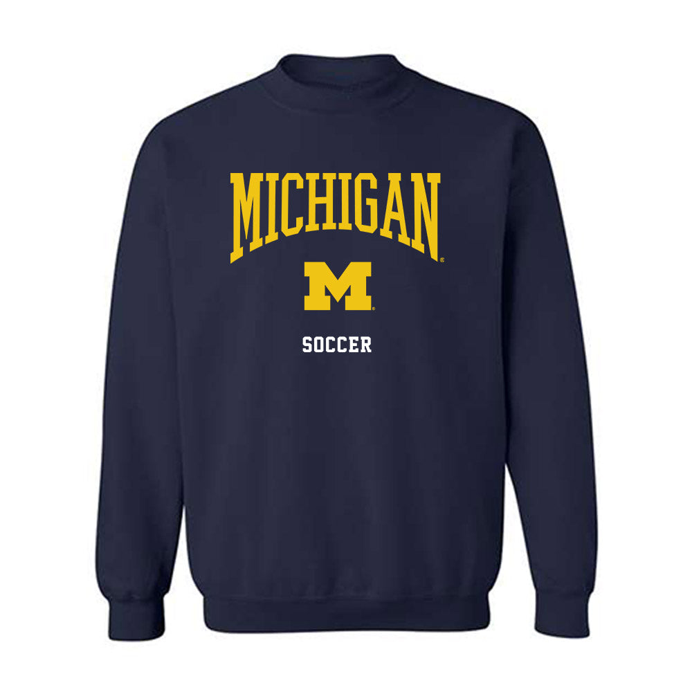 Michigan - NCAA Men's Soccer : Patrick OToole - Classic Shersey Crewneck Sweatshirt-0