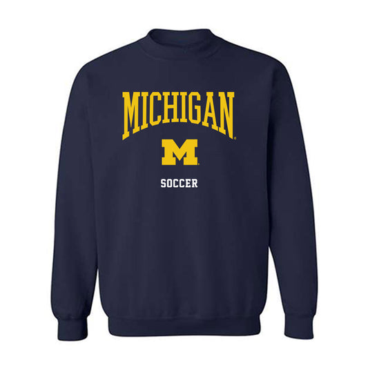 Michigan - NCAA Men's Soccer : Patrick OToole - Classic Shersey Crewneck Sweatshirt-0