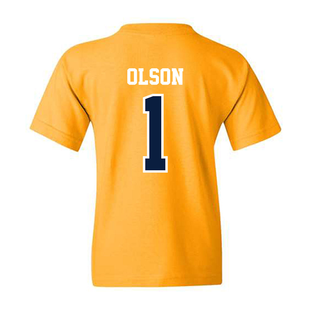 Michigan - NCAA Women's Basketball : Olivia Olson - Classic Shersey Youth T-Shirt-1