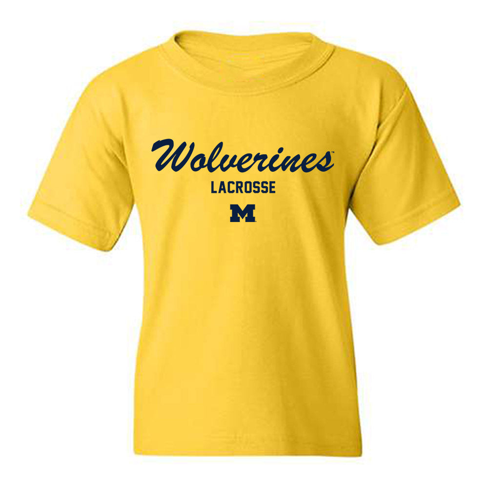 Michigan - NCAA Women's Lacrosse : Haley Polk - Classic Shersey Youth T-Shirt-0