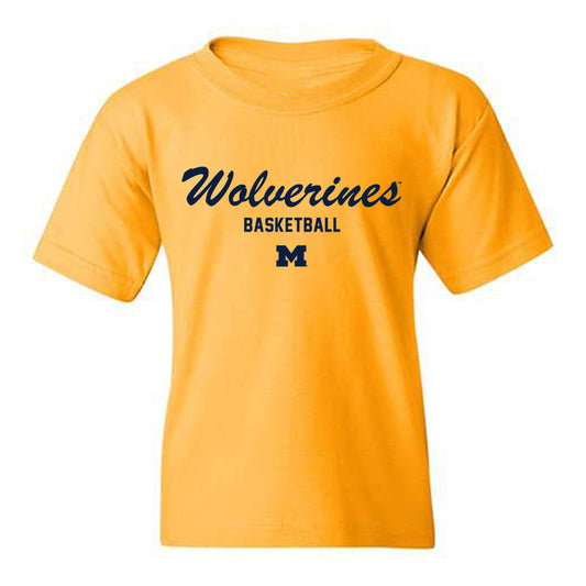 Michigan - NCAA Women's Basketball : Brooke Daniels - Classic Shersey Youth T-Shirt-0