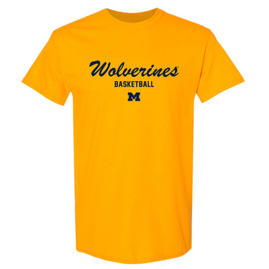 Michigan - NCAA Women's Basketball : Alyssa Crockett - Classic Shersey T-Shirt-0
