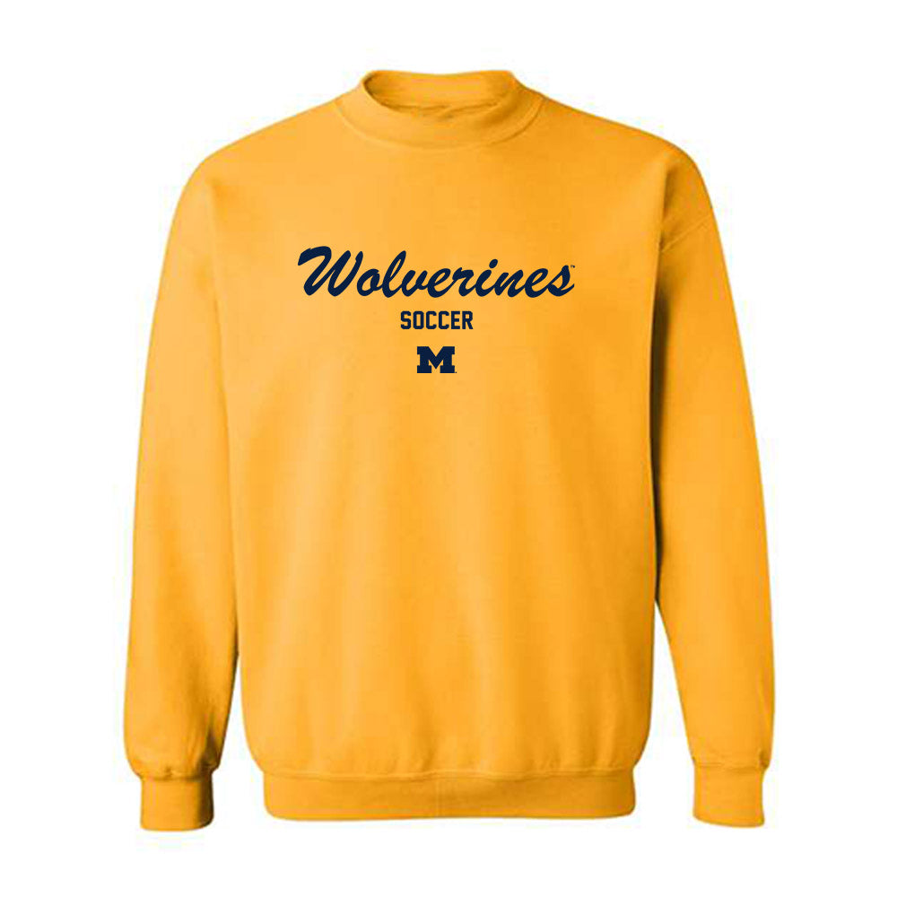 Michigan - NCAA Women's Soccer : Meredith Haakenson - Classic Shersey Crewneck Sweatshirt-0