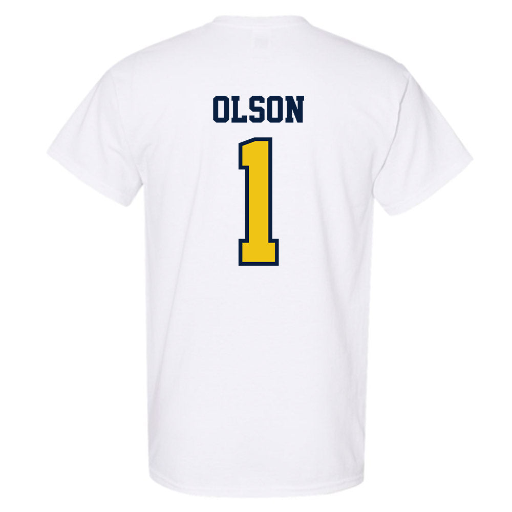 Michigan - NCAA Women's Basketball : Olivia Olson - Classic Shersey T-Shirt-1