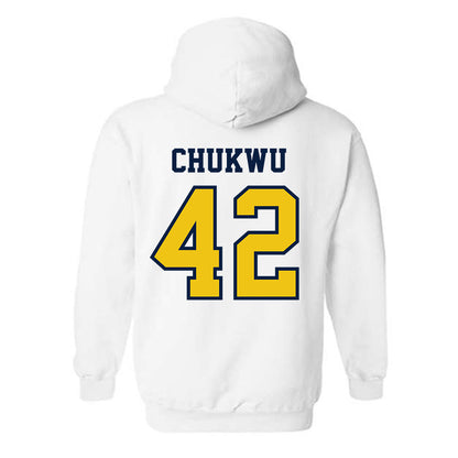 Michigan - NCAA Football : Jeffrey Chukwu - Classic Shersey Hooded Sweatshirt-1