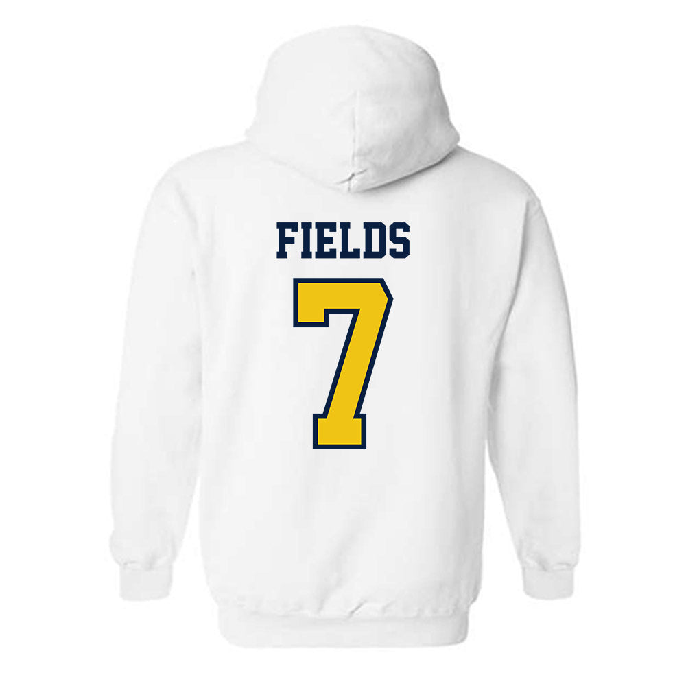 Michigan - NCAA Women's Basketball : Jessica Fields - Classic Shersey Hooded Sweatshirt-1
