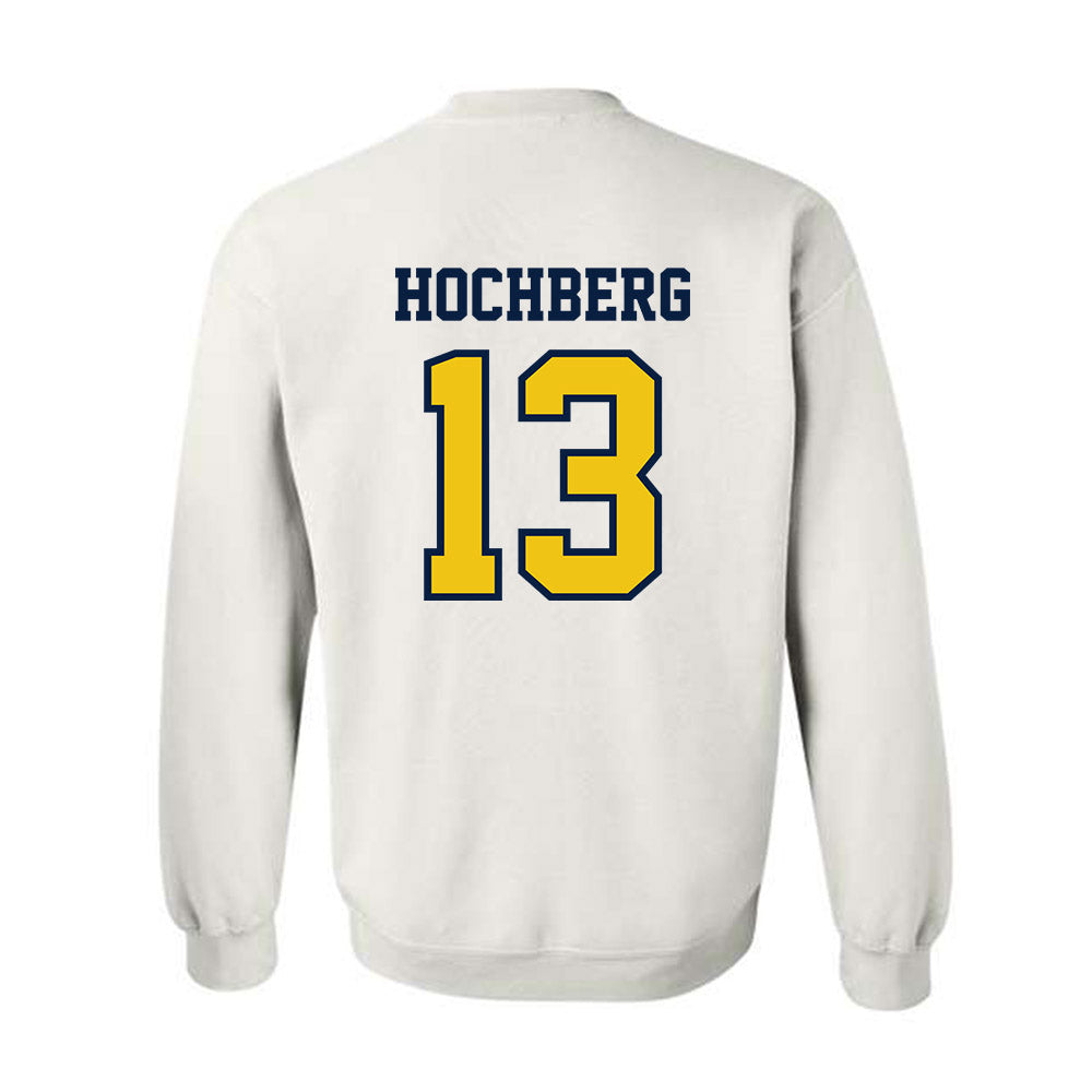 Michigan - NCAA Men's Basketball : Harrison Hochberg - Classic Shersey Crewneck Sweatshirt-1