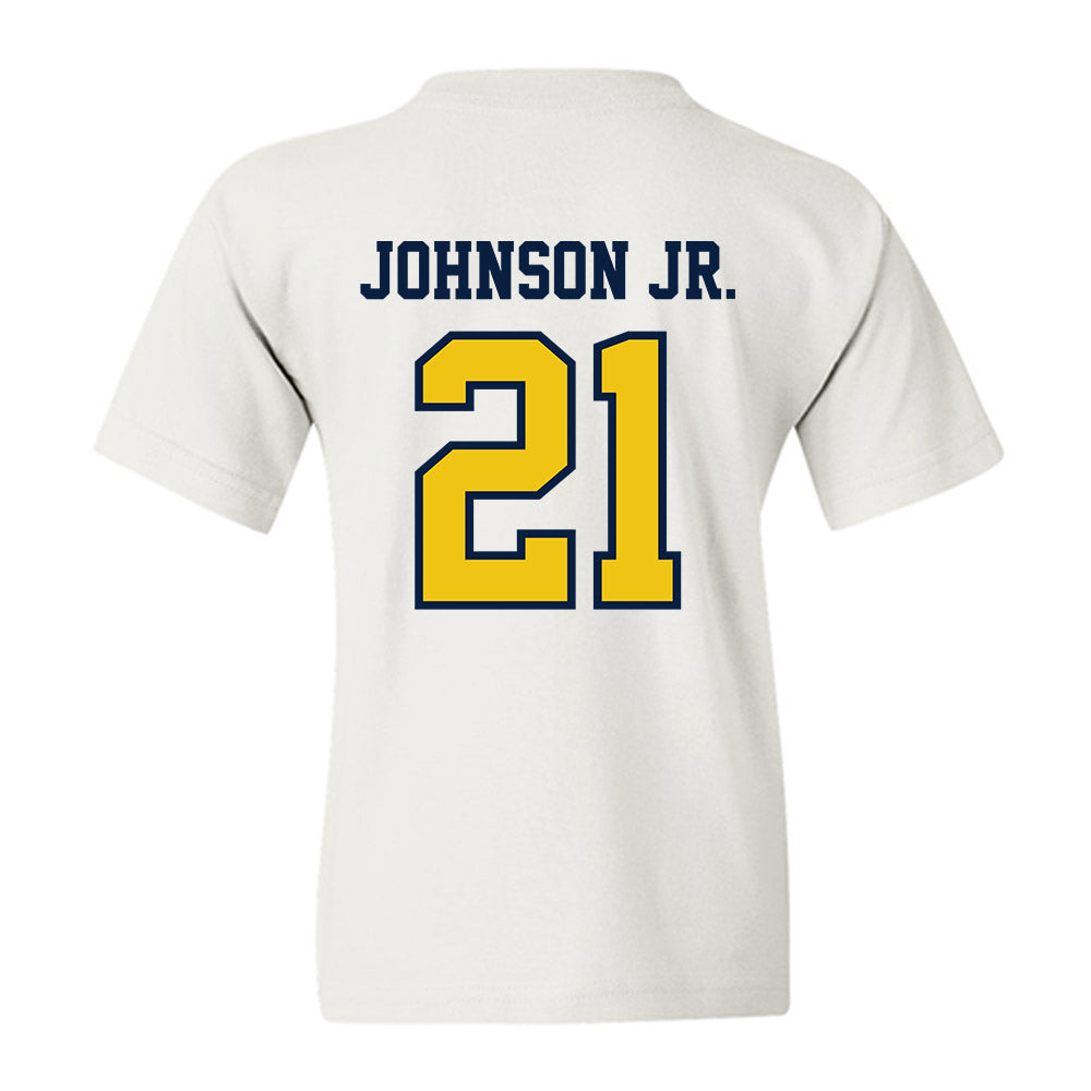 Michigan - NCAA Men's Basketball : Morez Johnson Jr. - Classic Shersey Youth T-Shirt-1