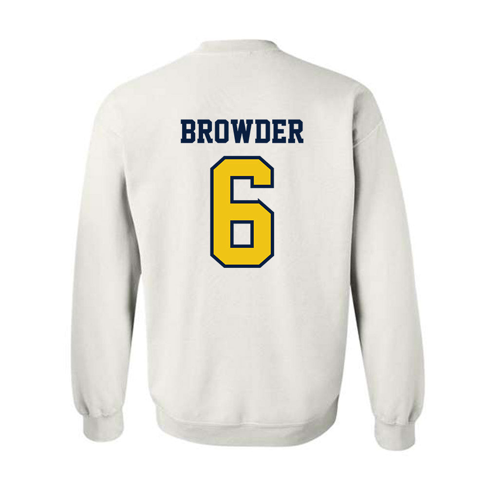 Michigan - NCAA Football : Jamar Browder - Classic Shersey Crewneck Sweatshirt-1