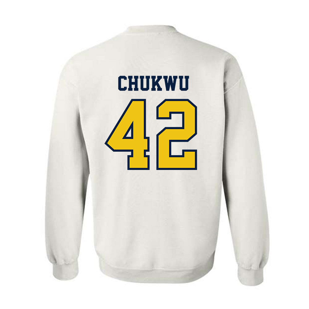 Michigan - NCAA Football : Jeffrey Chukwu - Classic Shersey Crewneck Sweatshirt-1