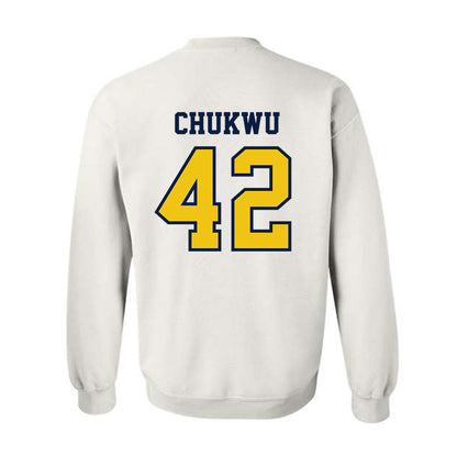 Michigan - NCAA Football : Jeffrey Chukwu - Classic Shersey Crewneck Sweatshirt-1