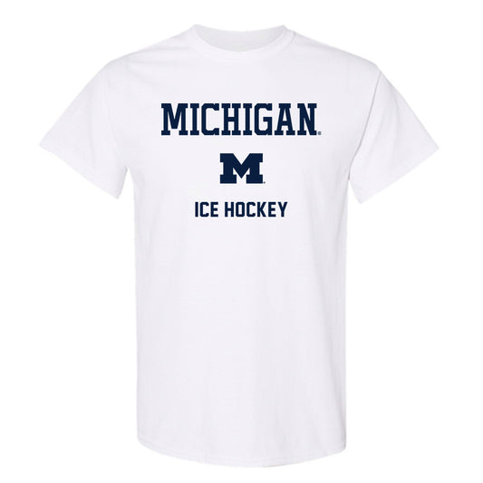 Michigan - NCAA Men's Ice Hockey : Josh Eernisse - Classic Shersey T-Shirt-0