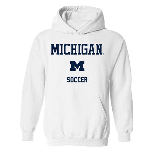 Michigan - NCAA Men's Soccer : Patrick OToole - Classic Shersey Hooded Sweatshirt-0